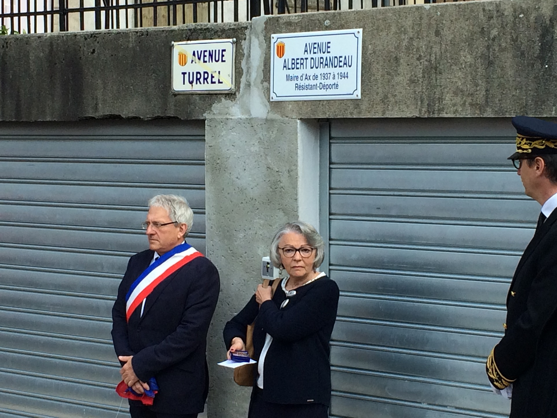 Avenue Turrel devient Avenue Durandeau le 08 mai 2015 Le Chalet Ax les Thermes Avenue Turrel devient Avenue Durandeau le 08 mai 2015 Le Chalet Ax les Thermes